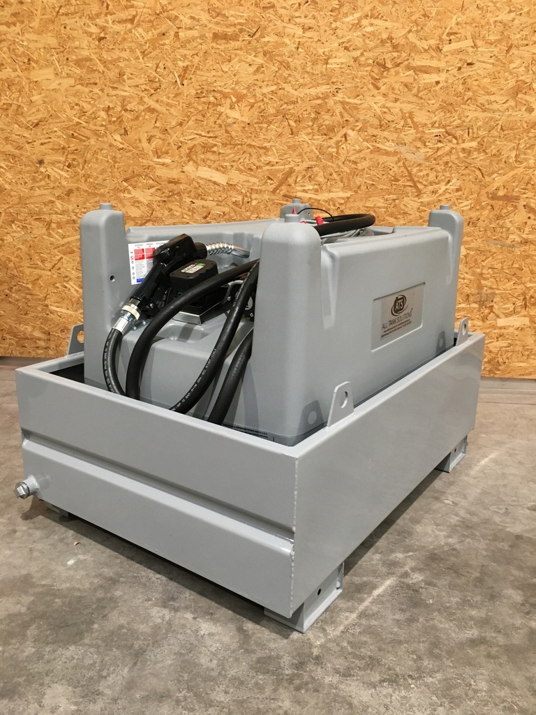 Mobiele dieseltank Carrytank 220 liter in lekbak