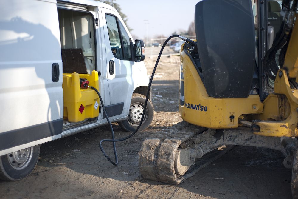 Mobiele dieseltank Carrytank 220 liter diesel