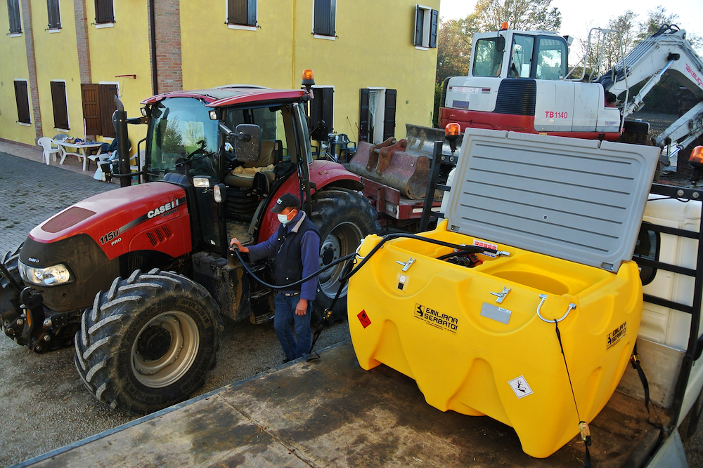 Mobiele dieseltank Carrytank 900 liter  diesel